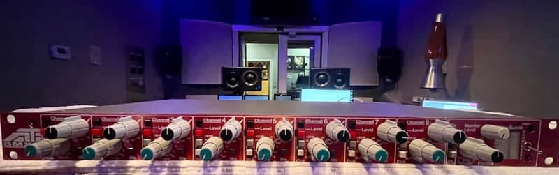 ATI 8MX2 8x2x8 Mic Pre Mixer - Red