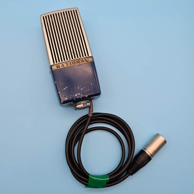 ☆Vintage 1950s National Panasonic VM-1 Bidirectional Ribbon Microphone - Toshiba Made in Japan RCA