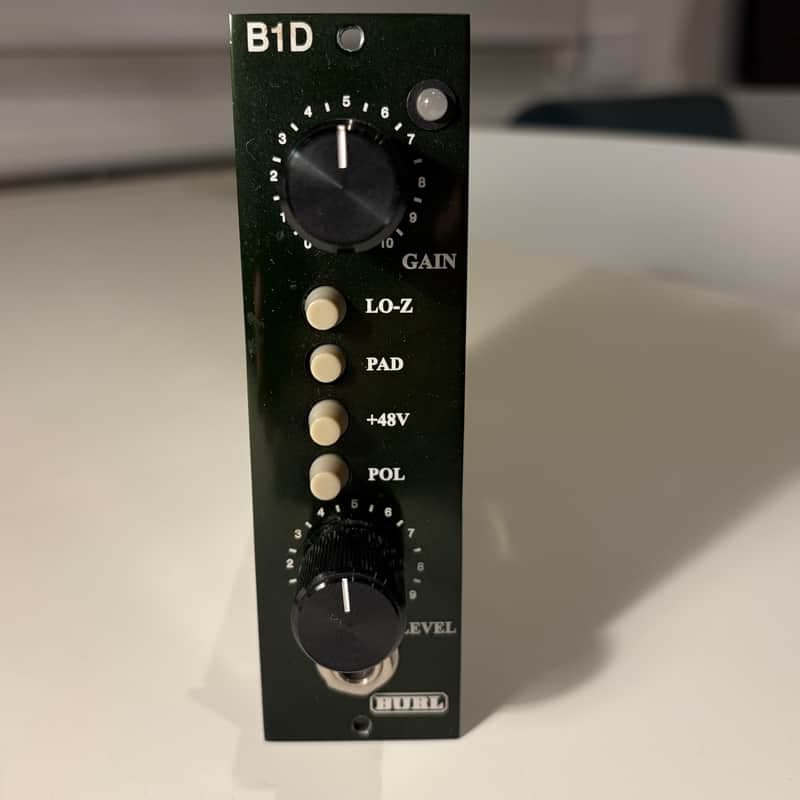 Burl B1D Mic preamp/DI 500 Series 2018