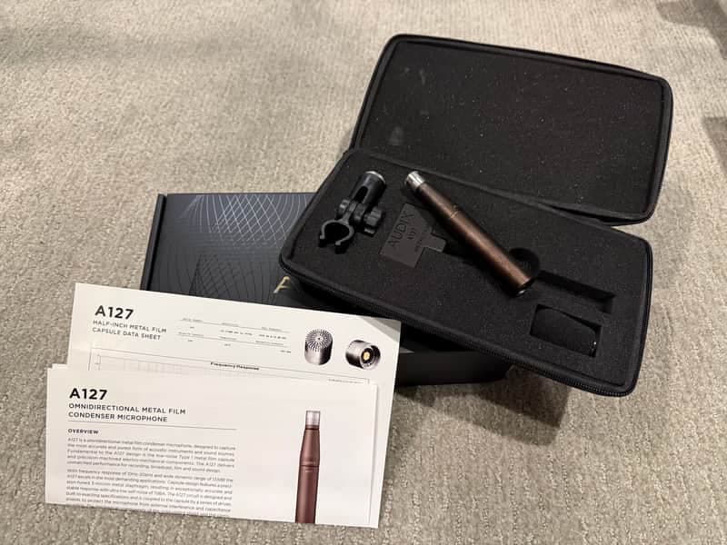 Audix A127 Omnidirectional Small Diaphragm Condenser Microphone - Mint