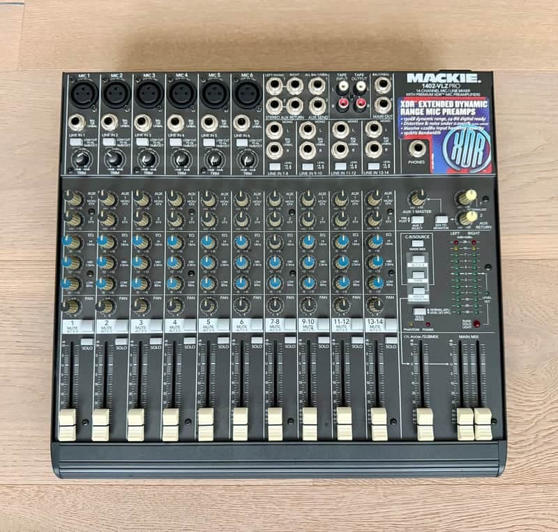 Mackie Micro Series 1402-VLZ Pro 14-Channel Mic / Line Mixer (Original box / Warranty)