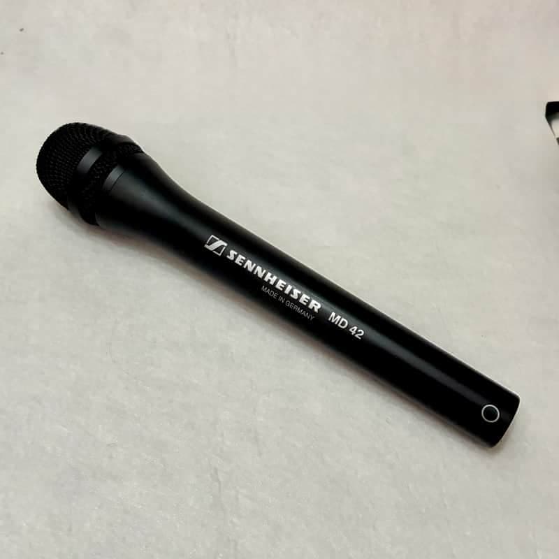 Sennheiser MD42 Handheld Dynamic Omnidirectional Field Microphone 2010s - Black