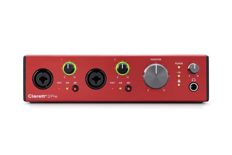 Focusrite Clarett+ 2Pre USB-C Audio Interface