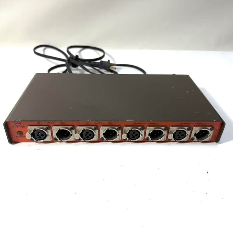 Vintage Crown PH-4 Orange and Black 4 Channel 48v Phantom Power Supply