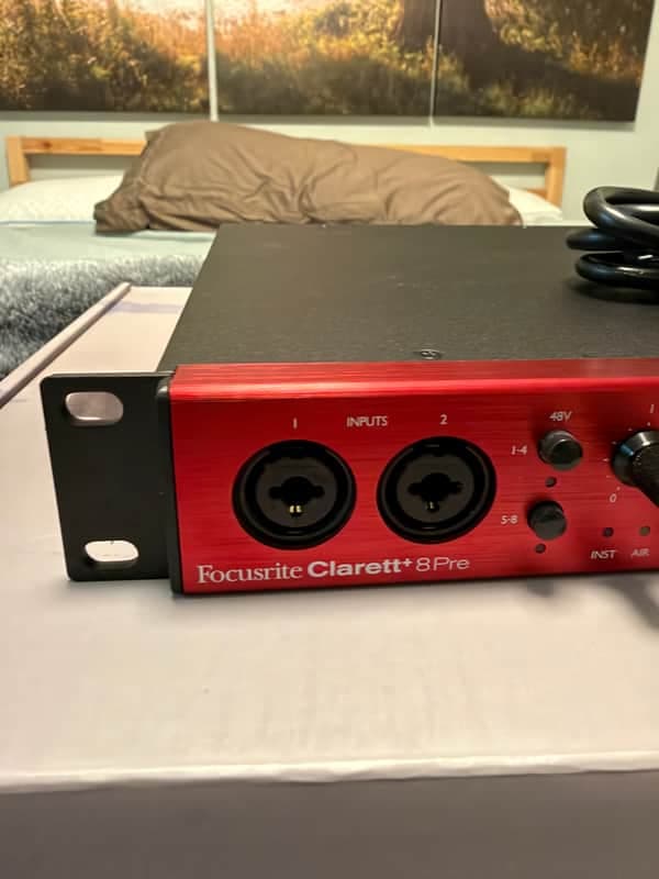 Focusrite Clarett+ 8Pre USB-C Audio Interface 2021 - Present - Red