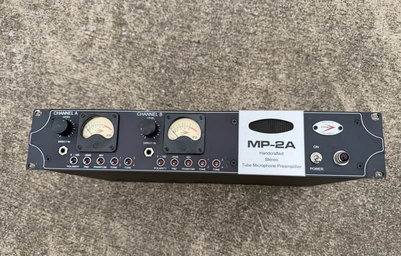 A-Designs Audio MP-2A Stereo Tube Microphone Preamplifier 2000s - Black