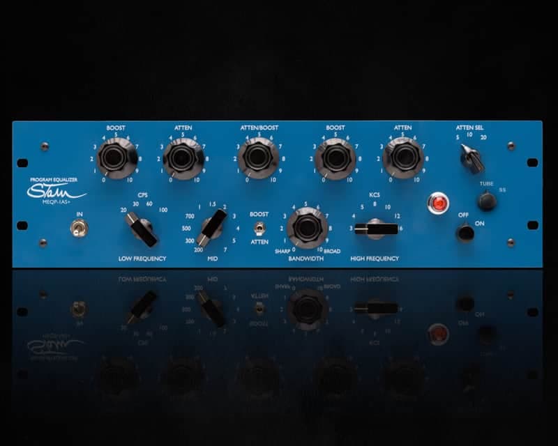 Stam Audio MEQP-1AS+ Rackmount Stereo Tube Equalizer 2023 - 2025 - Blue