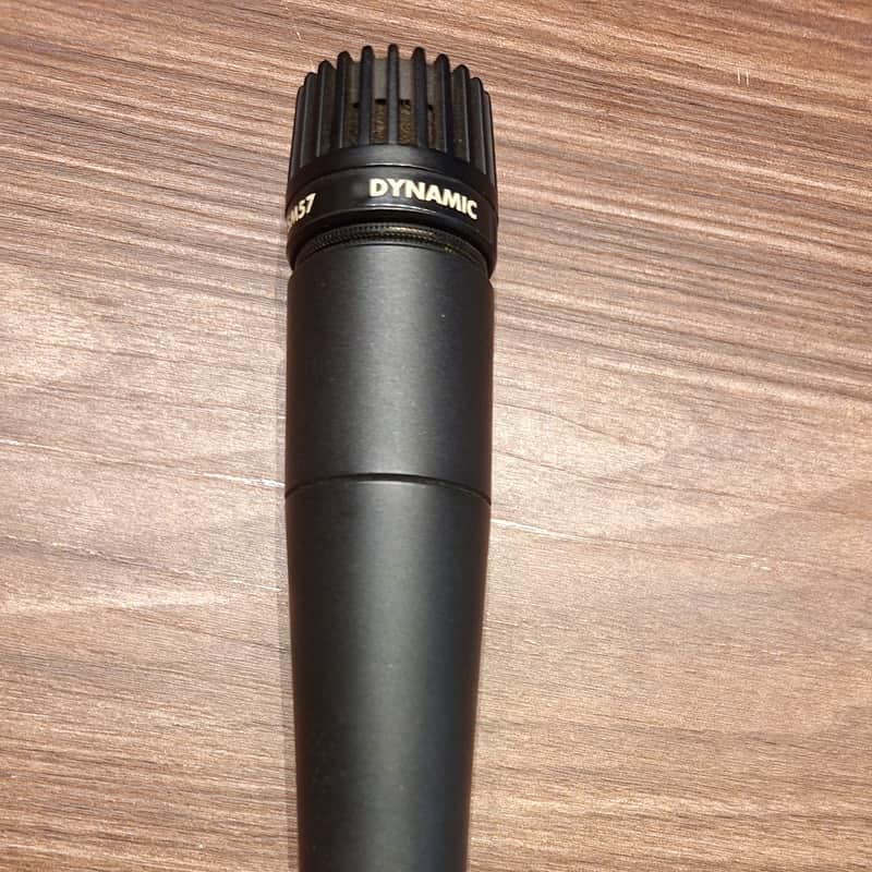 Shure SM57 Cardioid Dynamic Microphone 1984 - Present - Black