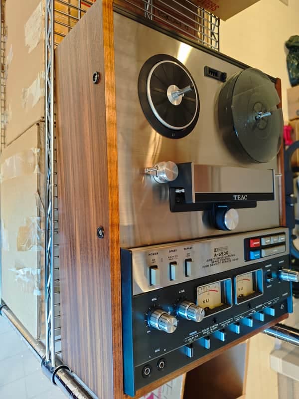TEAC A-5500 1/4" 2-Track Reel to Reel Tape Recorder 1970s - Black