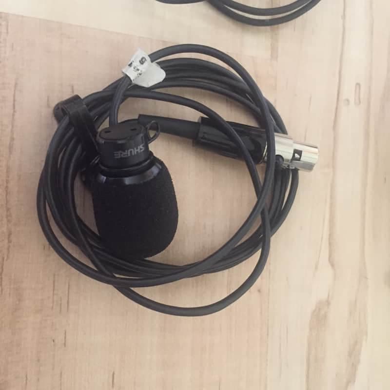 Shure WL185 Cardioid Condenser Lavalier Mic with 4' TA4F Cable 2013 - Present - Black