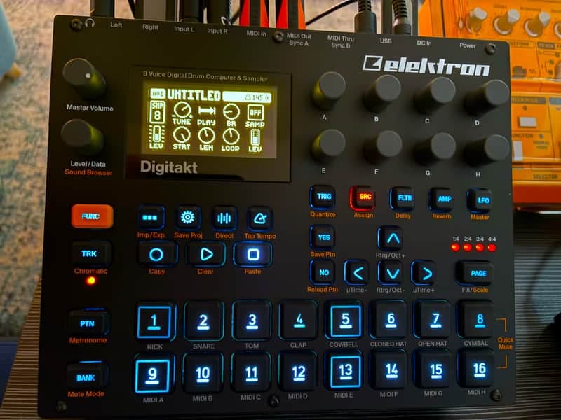 Elektron Digitakt 2017 - 2024 - Black