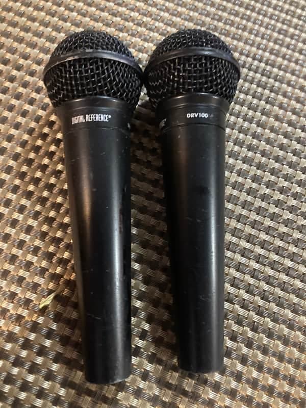 Lot of 2 Digital Reference DRV 100 Microphones by Audio Technica
