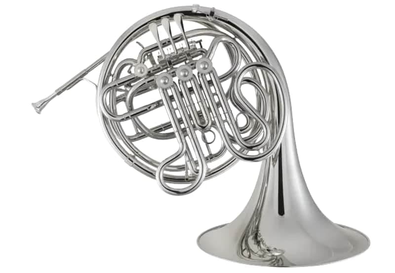 Mint Open Box Conn 8D Double French Horn in Solid Nickel-Silver; with Case and Mouthpiece