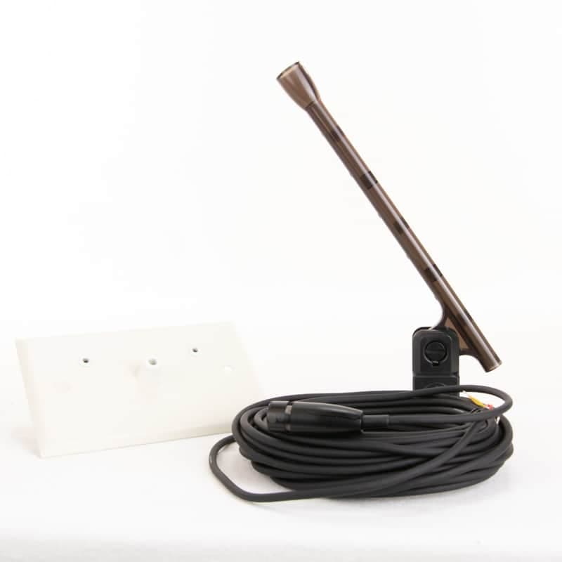 Audio Technica AT853PMx Condenser Mic with Power Module & Mic Stand Adapter - New Old Stock