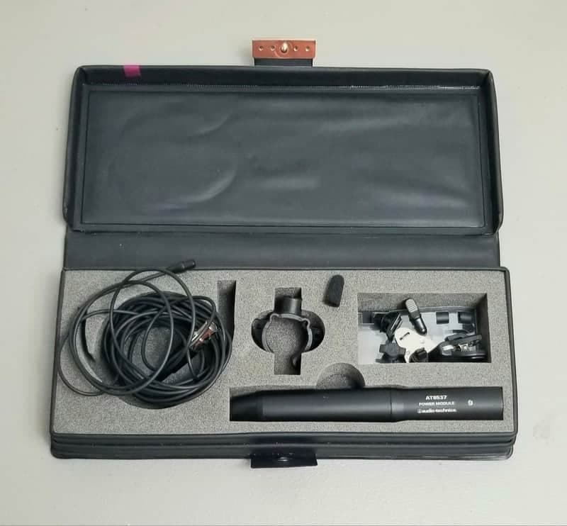 Audio-Technica AT899 Sub-miniature Lavalier Mic w/AT8537 Transformer in Case