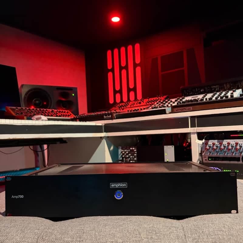 Amphion Amp700 Power Amp + Yamaha NS-10M Studio Monitors Pair Complete Nearfield