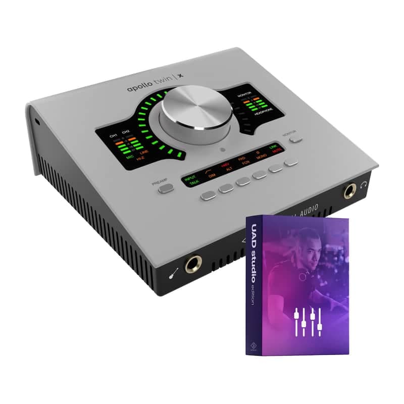 Universal Audio UA-APTXQG2-STU Apollo Twin x Quad Recording Interface. Studio + (Gen 2)
