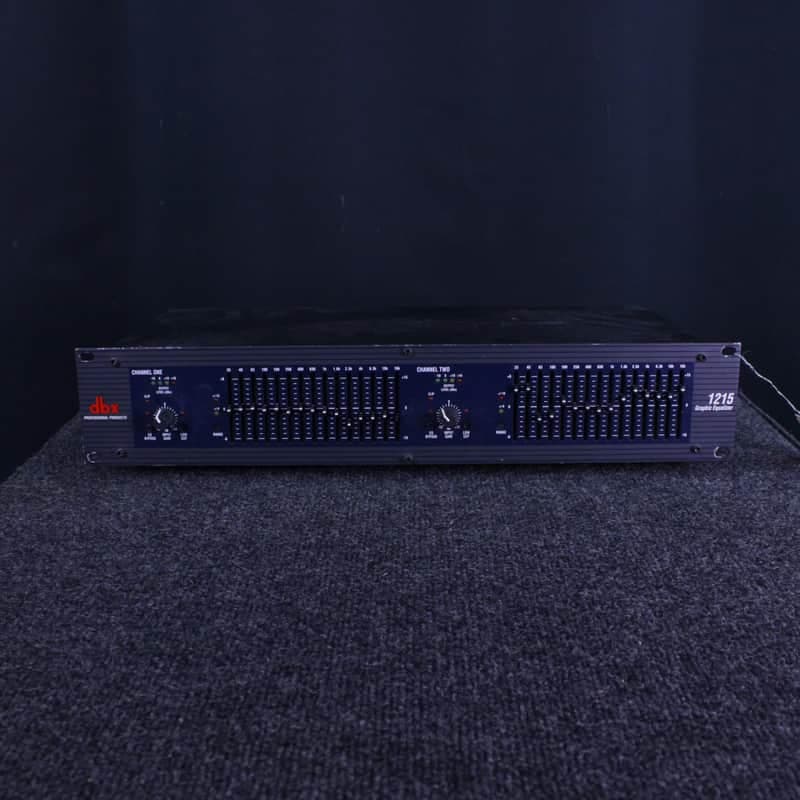 dbx 1215 Dual Channel 15-Band EQ 2010s - AS IS CH1 FAULTY