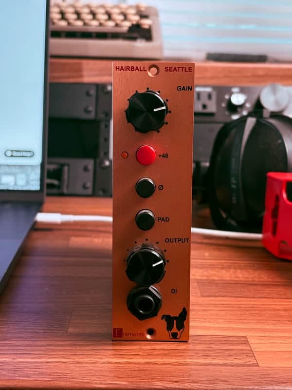 Hairball Audio Elements Copper 500 Series Microphone Preamp