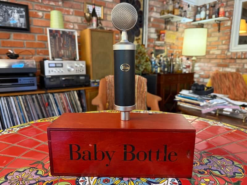 Blue Baby Bottle Large Diaphragm Cardioid Condenser Microphone 2014 - Black