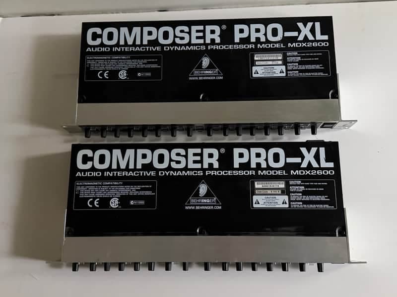 Behringer Bundle-2 MDX2600 Composer Pro-XL Compressor / Limiters