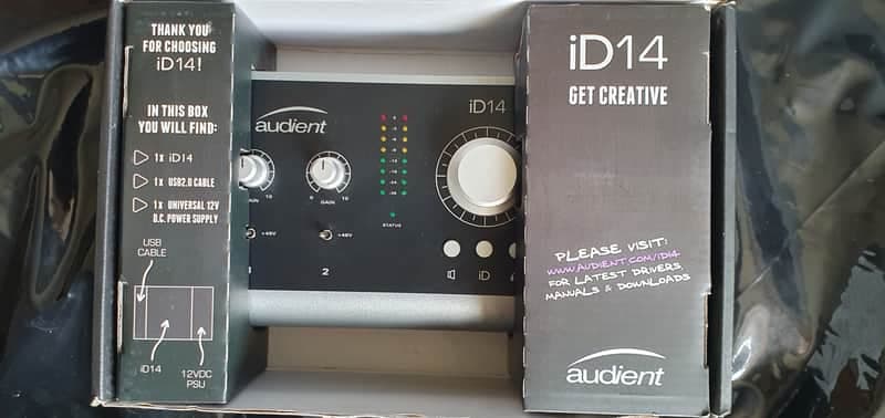 Audient iD14 MkI 2020 - Brushed Aluminium