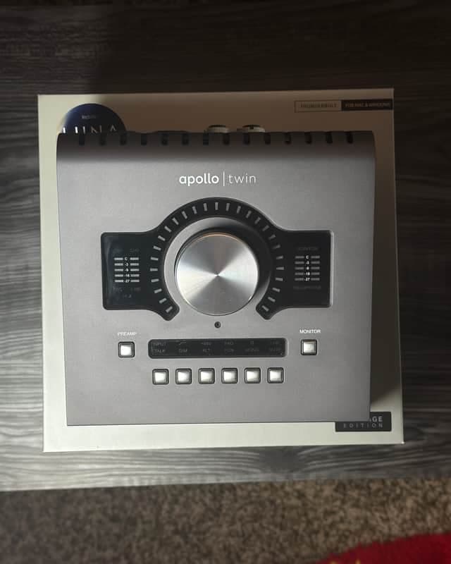 Universal Audio Apollo Twin DUO MKII Thunderbolt Audio Interface 2019 - Present - Dark Grey