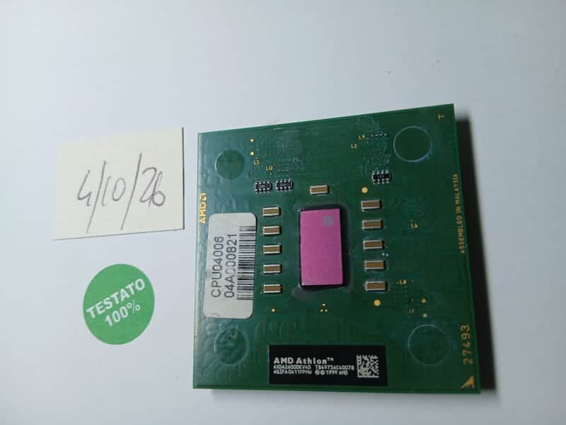 CPU AMD Athlon XP 2600+ Barton Socket A - Certificato per DAW Vintage, Akai MPC 4000 & PC da Studio
