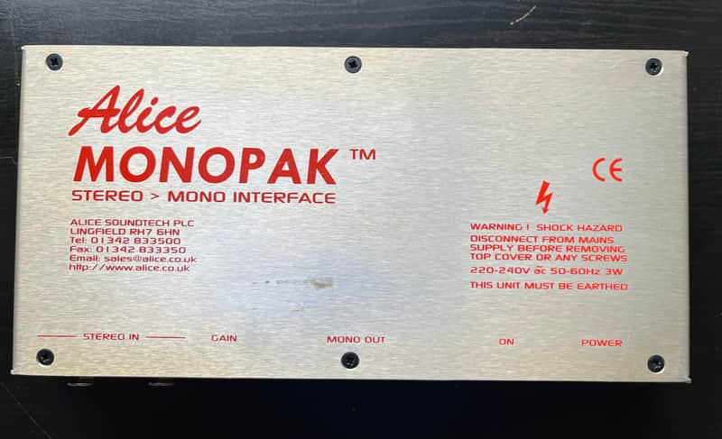 Alice MonoPAK Stereo to mono interface