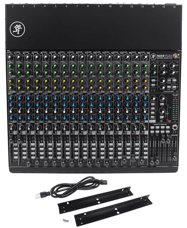Mackie 1604VLZ4 Mixer 16-Channel Compact Analog 4-Bus w/ 16 ONYX Preamps