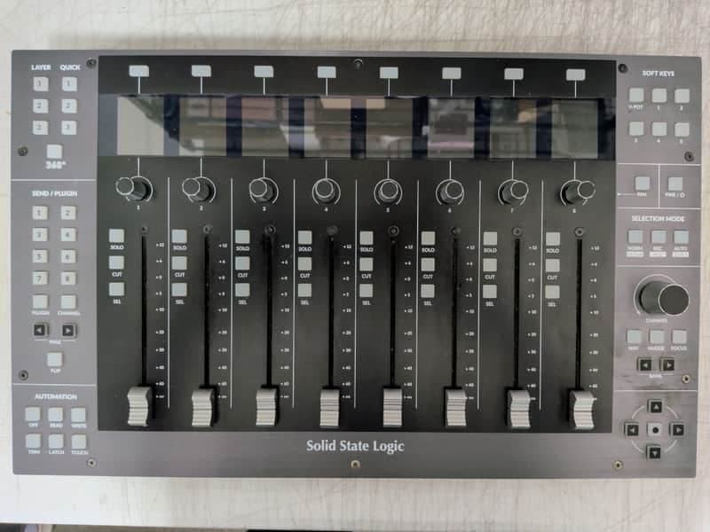 Solid State Logic SSL UF8 DAW Controller 2021 - Present - Black
