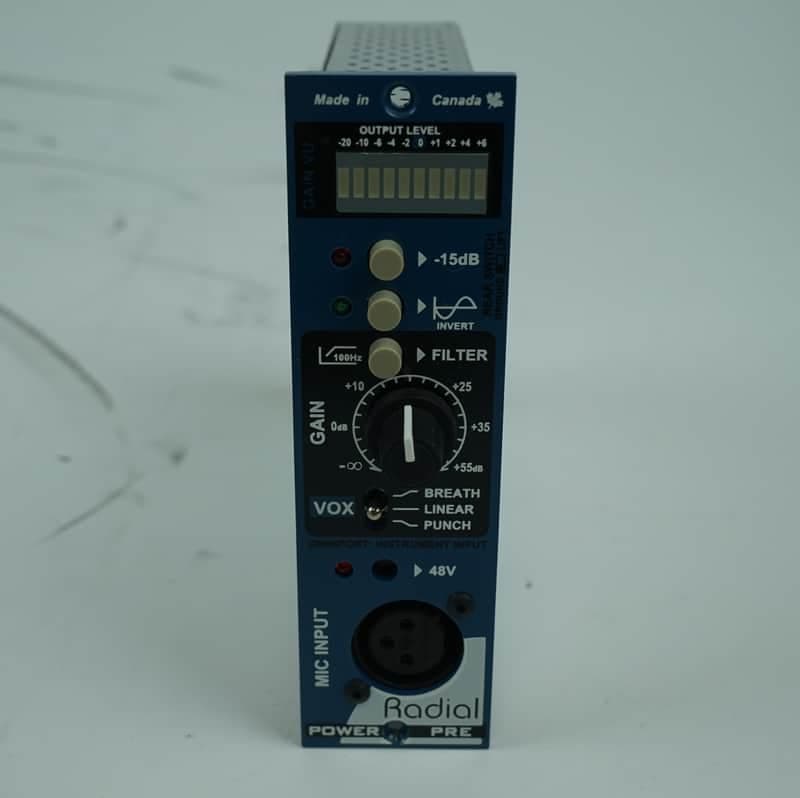 Radial PowerPre 500 Series Mic Preamp Module 2010s - Blue