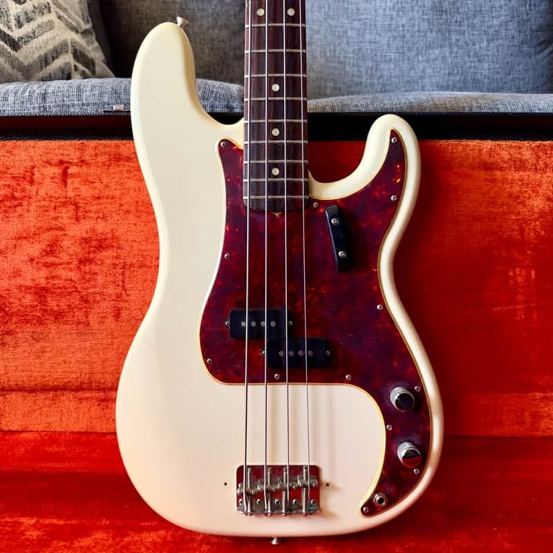 1967 Fender Precision Bass Olympic White Refin w/OSHC