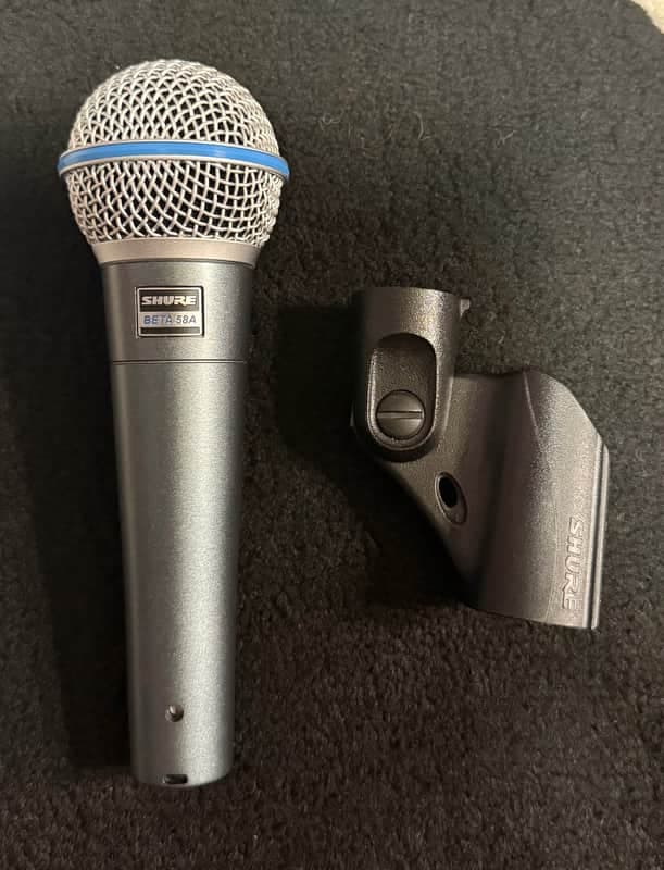 Shure BETA 58A Handheld Supercardioid Dynamic Microphone 1996 - Present - Black