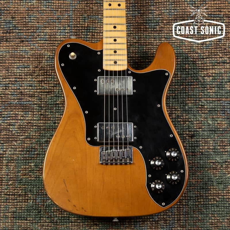 Vintage 1973 Fender Telecaster Deluxe ,Mocha, All Original w/hard case