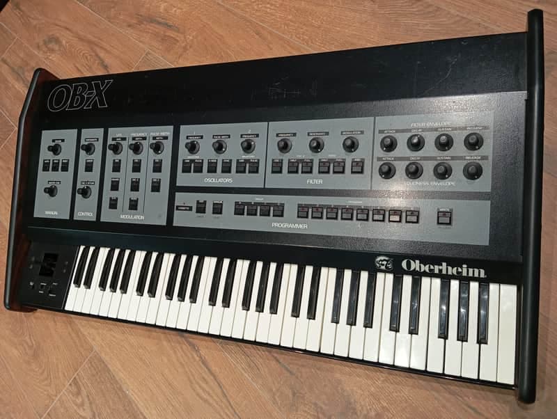 Oberheim OB-X 61-Key 8-Voice Synthesizer 1979 - Black