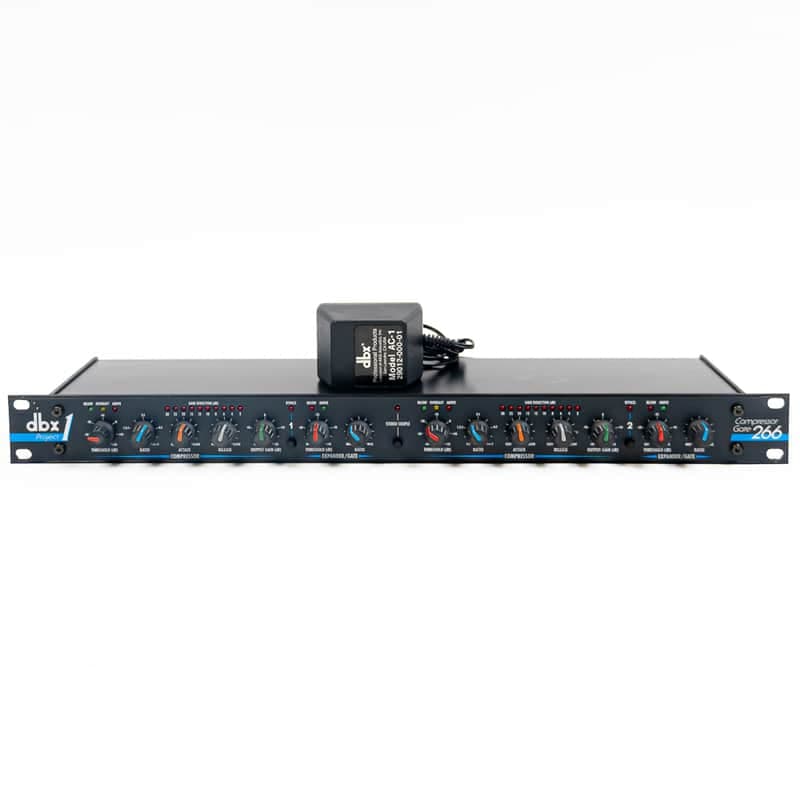 dbx Project 1 Model 266 - Dual Channel Compressor / Gate with Power Supply