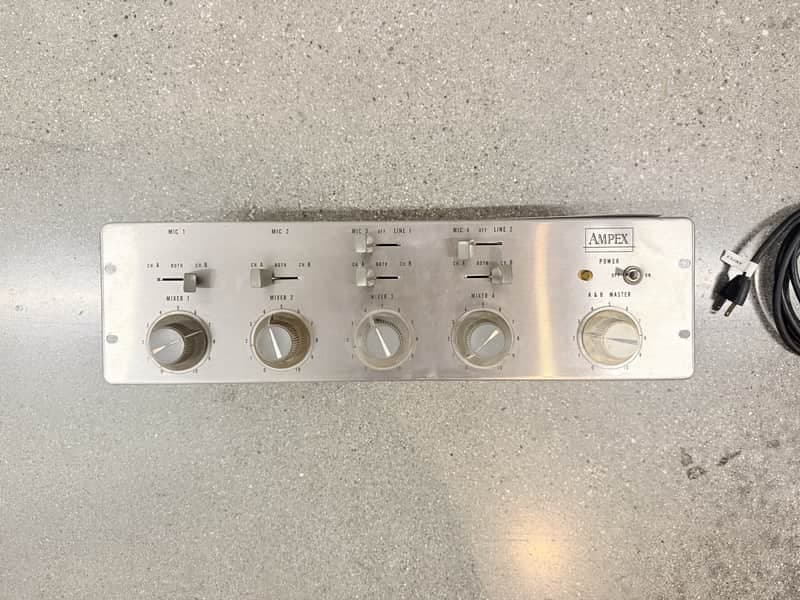 Ampex MX-10 Mixer 1960s - Silver