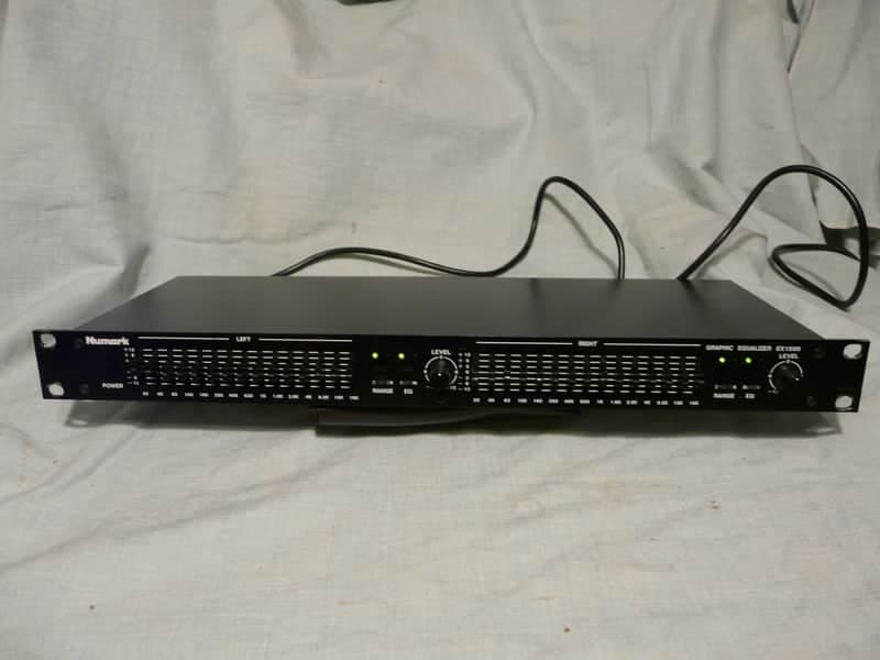 NUMARK EX-1500 Graphic Equalizer 15-band Stereo Rack Mount EXELLENT COND