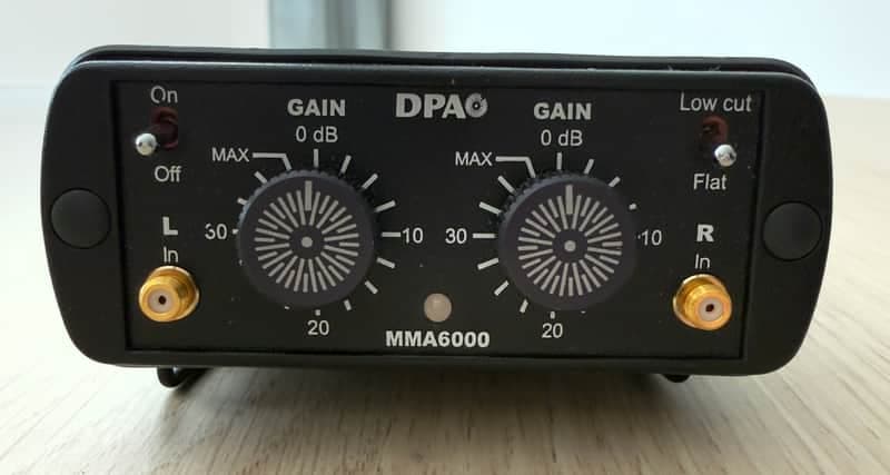 DPA MMA6000 Two-Channel Microdot Microphone Preamplifier