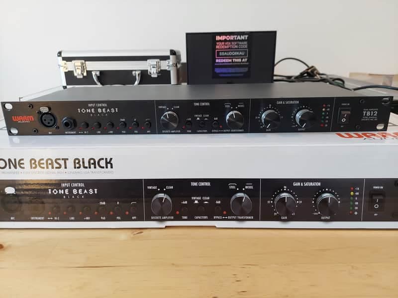 Warm Audio TB12 Tone Beast Black 2023 - Black plus ultraclean Mod