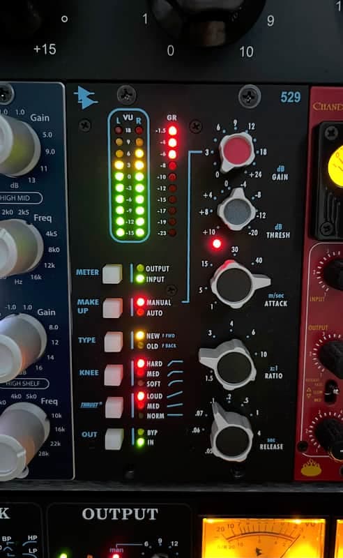 API 529 500 Series Stereo Compressor Module