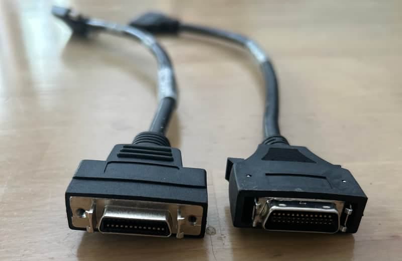 Avid digilink to mini digilink male and female adapter cable set