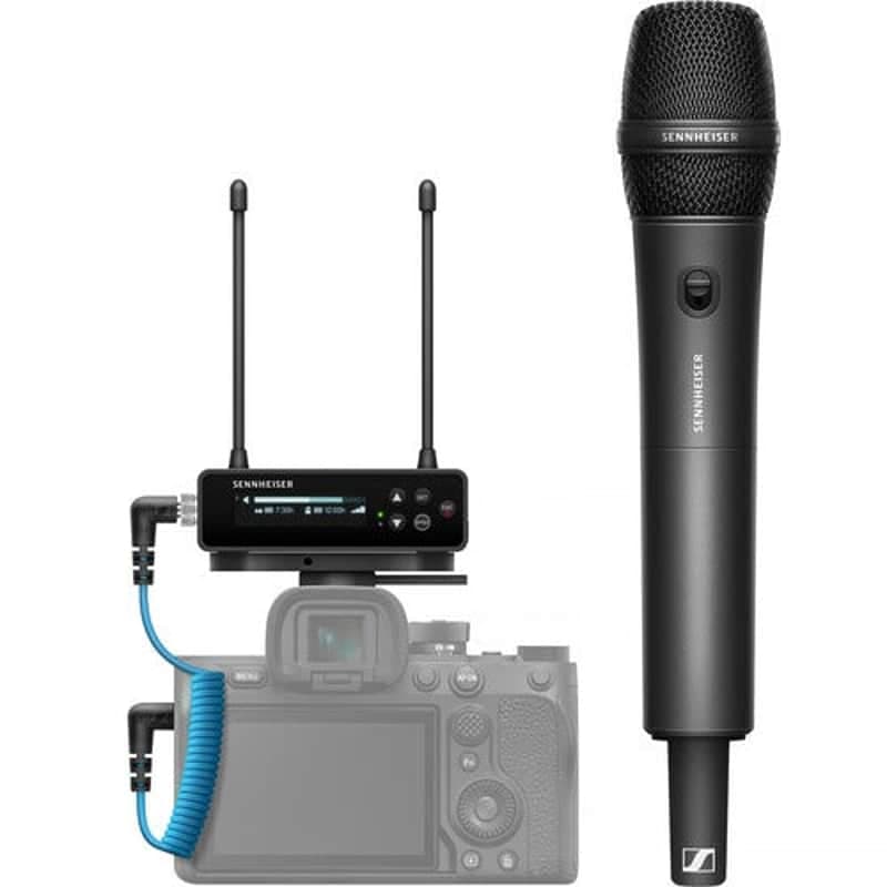 Sennheiser EW-DP 835 SET Camera-Mount Wireless Handheld Microphone System Q1-Q6