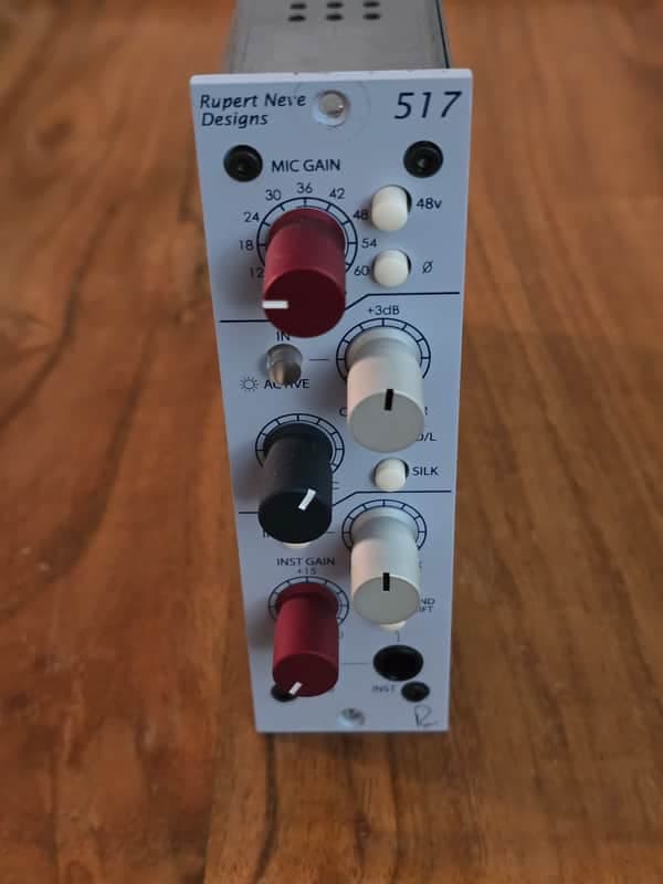 Rupert Neve Designs Portico 511 500-Series Mic Pre Module with Silk 2013 - Present - White