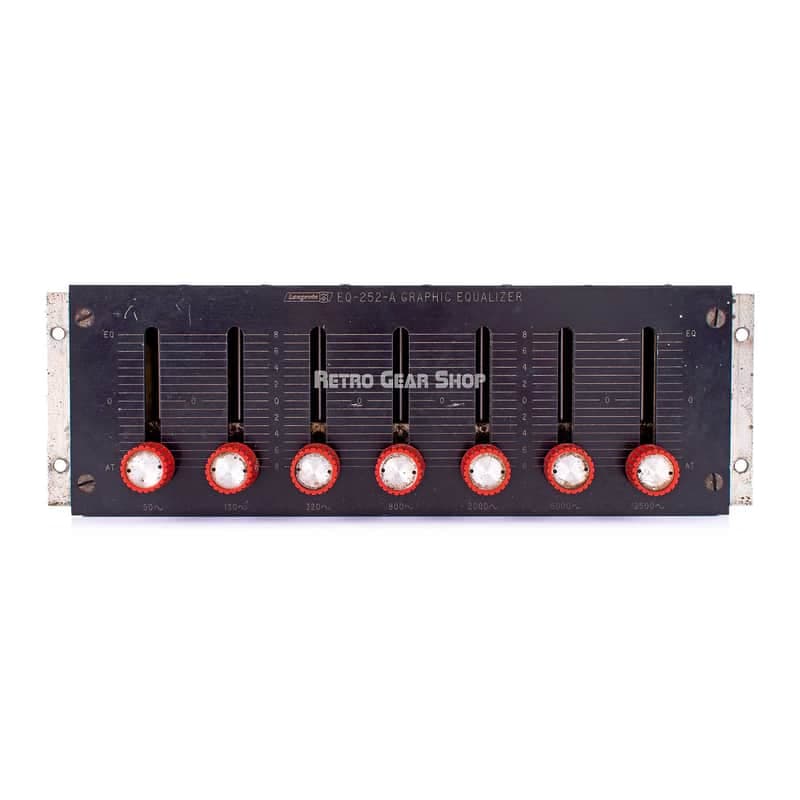 Langevin EQ-252-A Graphic Equalizer Stereo Vintage Rare Analog 252 EQ