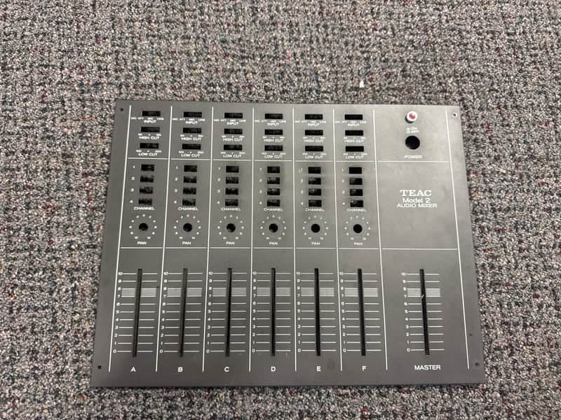 Teac Model 2 Face Plate 80s - Grey