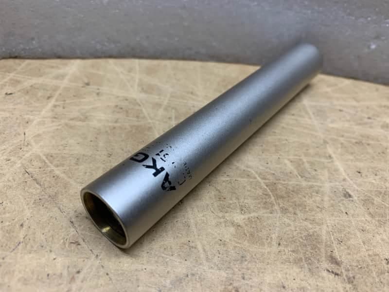 AKG C451E/ SILVER MICROPHONE BODY ONLY/ WORKS GREAT/ NEEDS CAPSULE- MAKE OFFER!