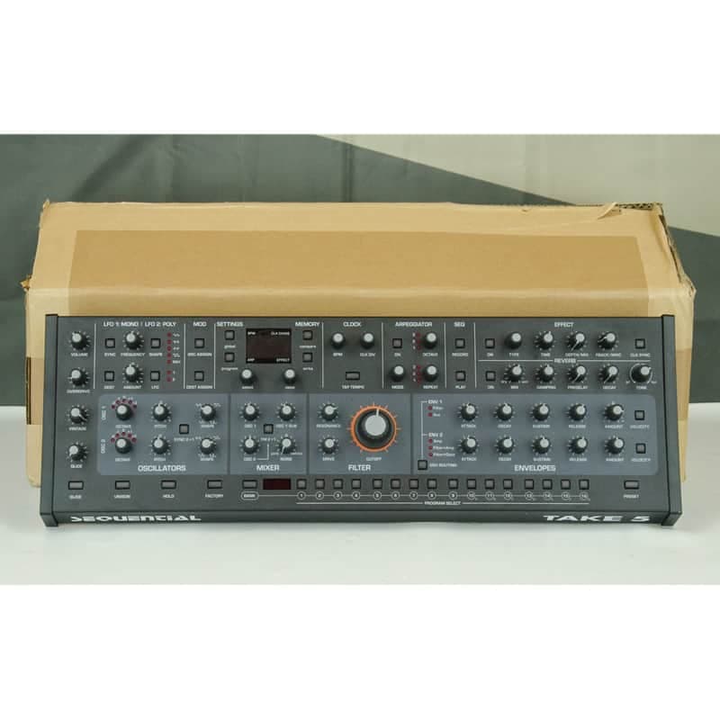 Used Sequential Take 5 Desktop 5-Voice Synthesizer Module
