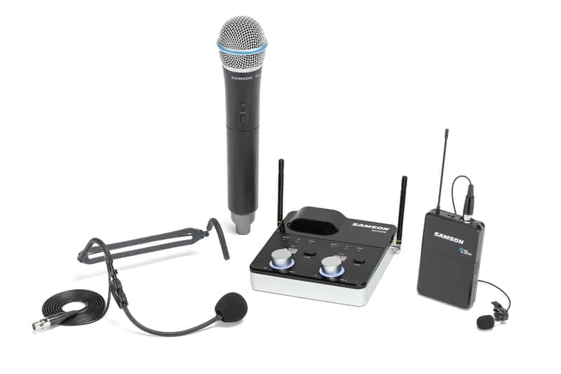 Samson Concert 288M Dual-Channel All-In-One Handheld & Beltpack Wireless System K-Band